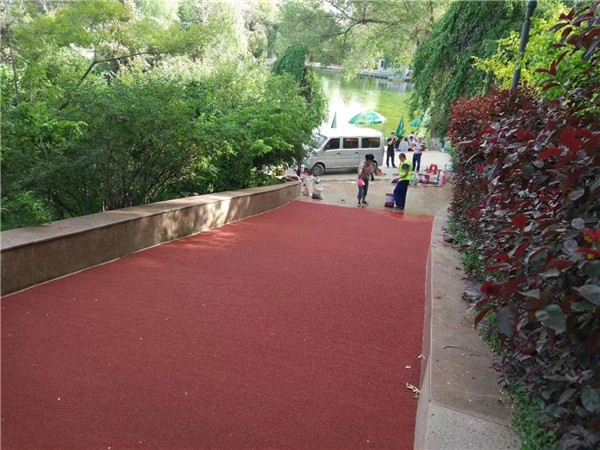 西藏彩色路面施工